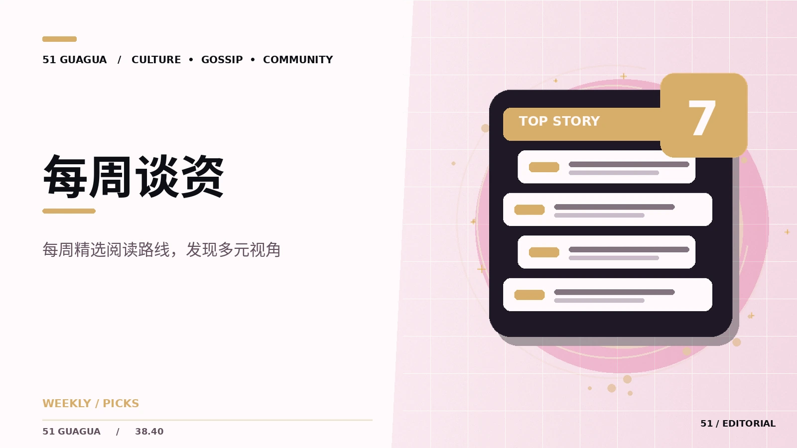 每周谈资